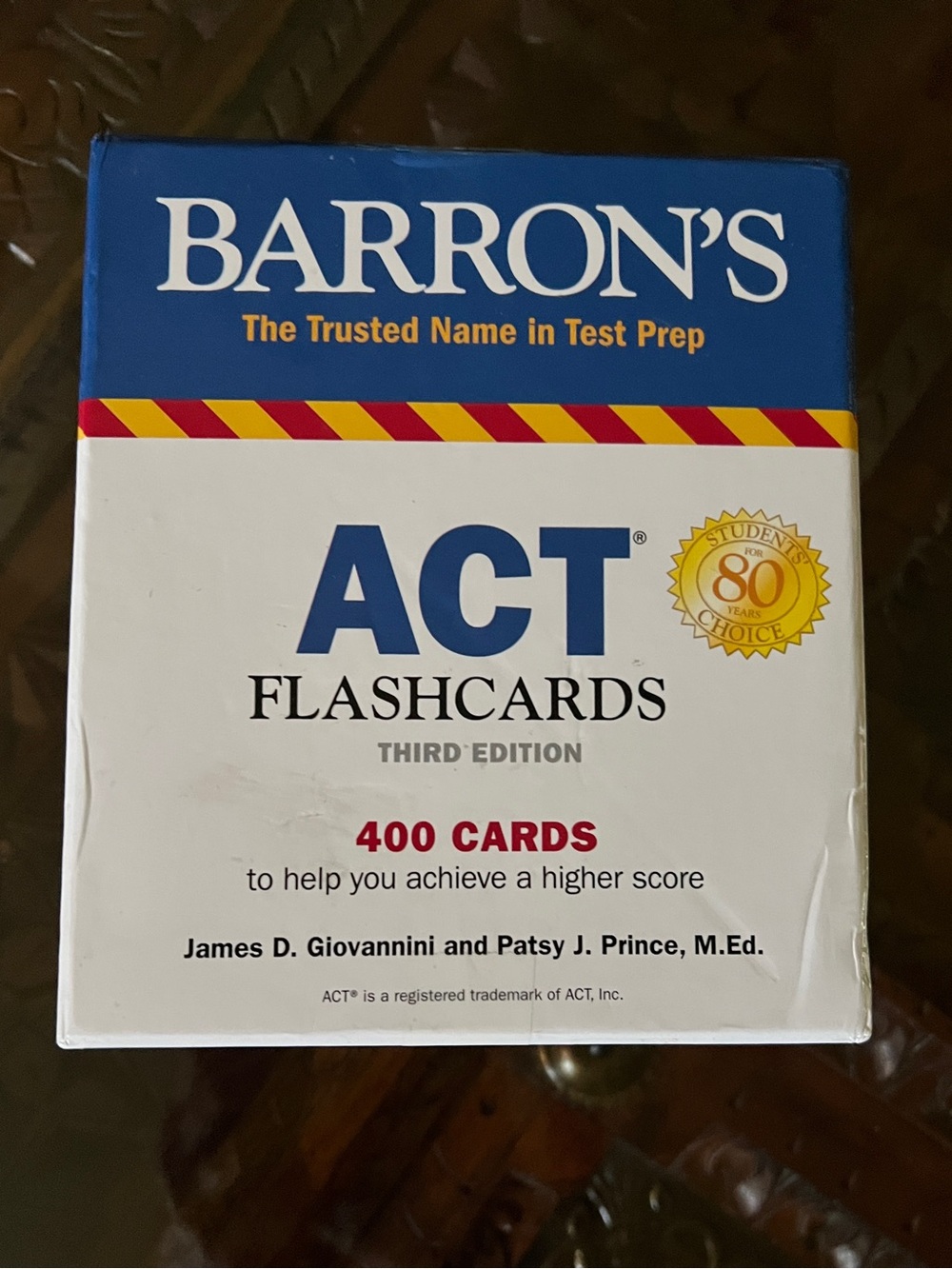 ACT Test Prep Flash Cards